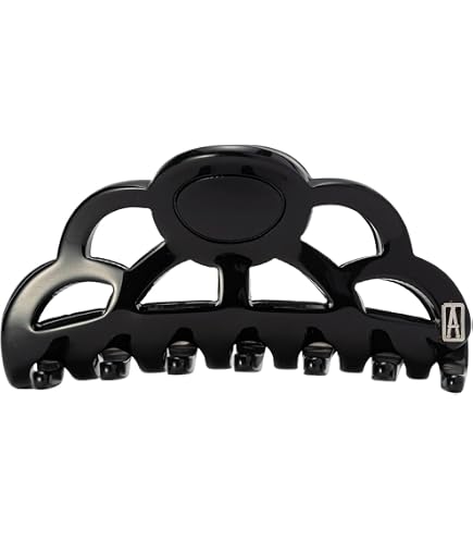 アレクサンドルドゥパリ ヘアクリップ　ブラックマーブル Amazon.co.jp: [アレクサンドル ドゥ パリ] ヘアクリップ ブラック
